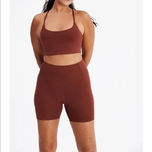 Girlfriend Collective Mahogany Float Run Short